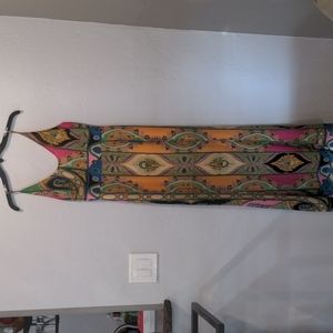 MISSGUIDED COLORFUL SUNMU MAXI DRESS